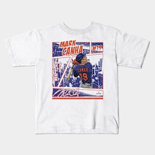 Mark Canha New York M Comic Kids T-Shirt